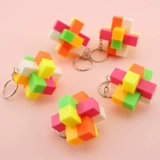 Детский интеллектуальный конструктор для школьников, головоломка, замок для друга для детского сада, подарок на день рождения