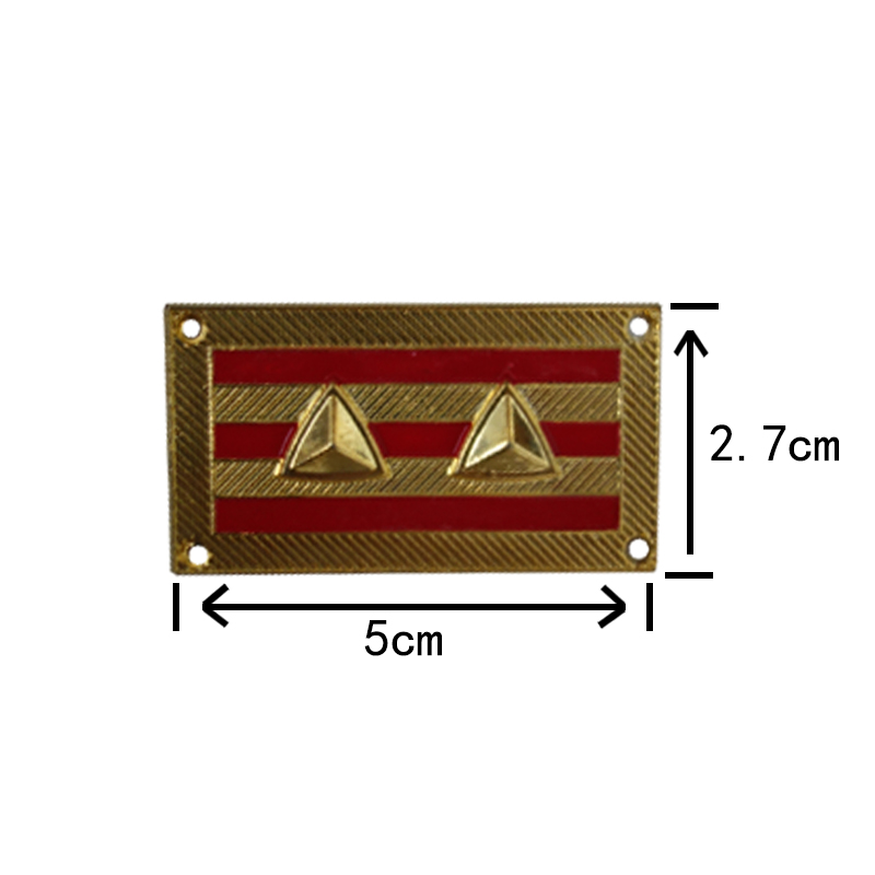 二战国军领章(校官)少中上大校高品质金属合金徽章抗战影视道具 - 图2