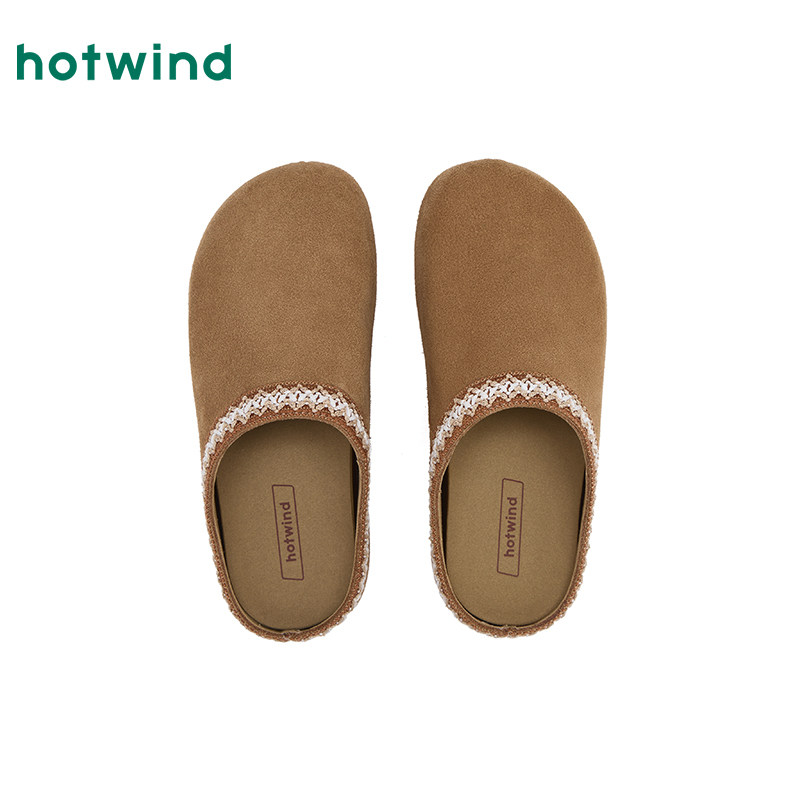 热风厚底勃肯鞋2026年春季新款百搭包头半拖鞋一脚蹬休闲鞋女鞋子,淘宝优惠券,粉丝福利购,淘宝优惠卷