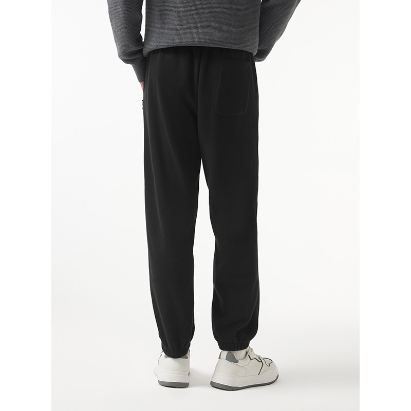 热风加绒卫裤2024年冬季新款男士宽松休闲卫裤舒适加绒保暖裤子男,淘宝优惠券,粉丝福利购,淘宝优惠卷