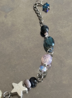 Jennie【you&me】专辑封面串珠手链/Jennie音乐手链/小众原创设计