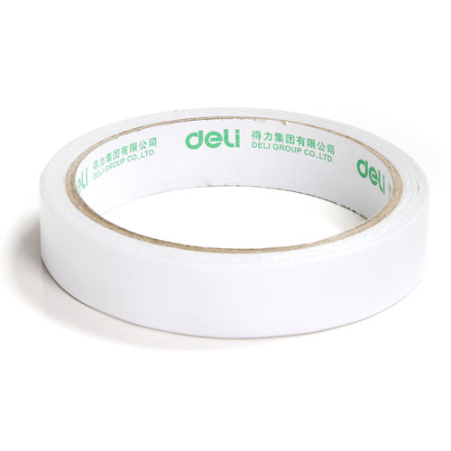 得力30402 1.8cm *10Y 双面胶 中号 双面胶带 办公文具 - 图1
