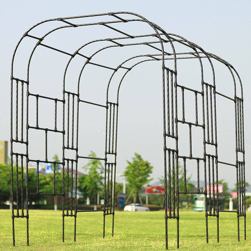 园之助横臂植物拱门花架爬藤架铁艺葡萄藤架支架户外花园庭院架子,淘宝优惠券,粉丝福利购,淘宝优惠卷