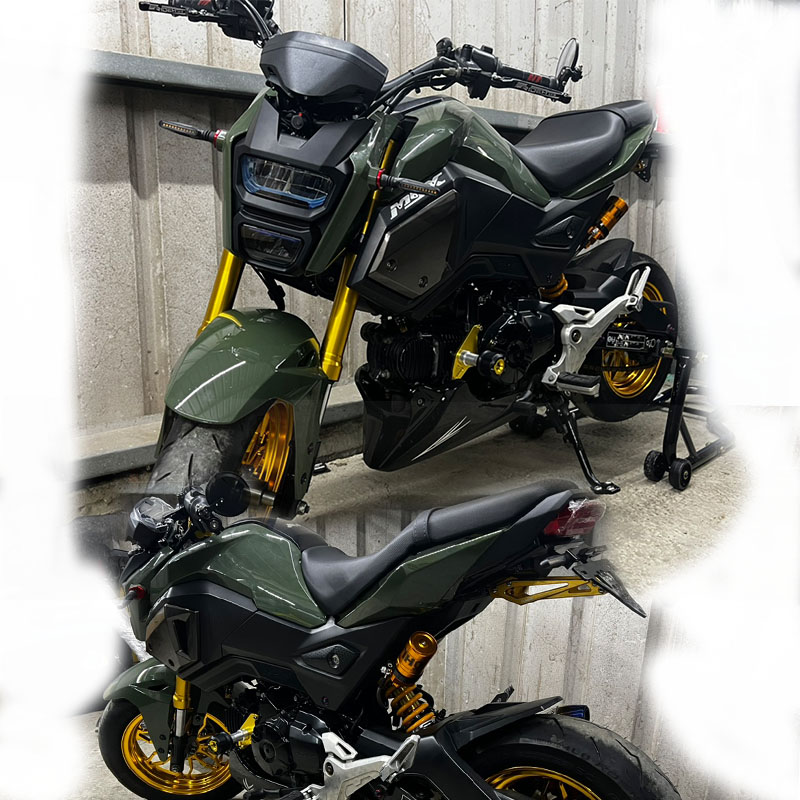 猴子摩托车全套外壳改装配件 msxSF125车壳塑料件m3s二代机车小 - 图2