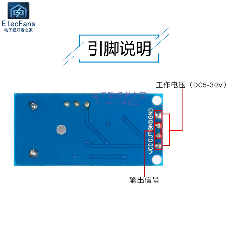 单相交流电流互感器模块ZMCT103C 有源输出/电压传感器/信号采集 - 图1