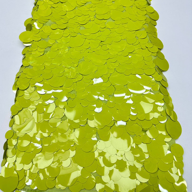 新款金黄色网纱布料时尚满幅大小圆珠片亮片刺绣面料礼服婚纱童装,淘宝优惠券,粉丝福利购,淘宝优惠卷