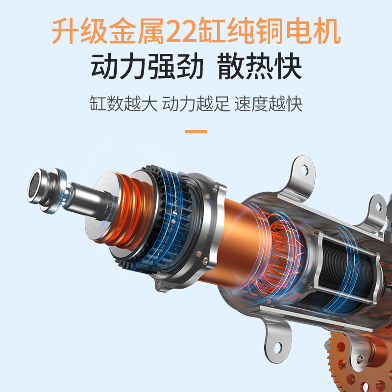 车载充气泵小轿车便携式汽车电动轮胎多功能12v加气泵车用打气筒高清大图