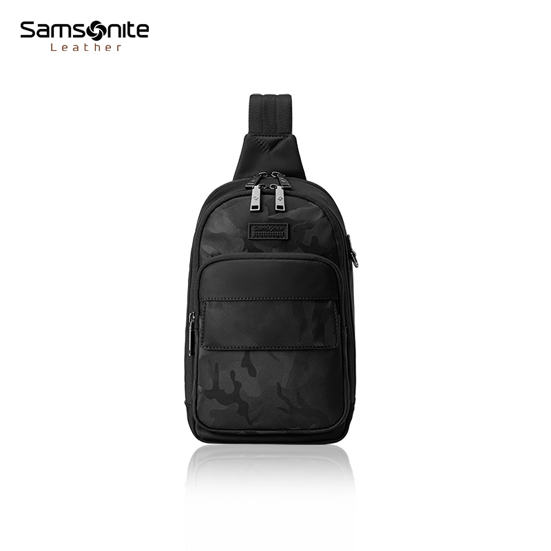 Samsonite新秀丽迷彩包男士单肩包休闲时尚新款商务通勤斜挎包NV2 - 图3