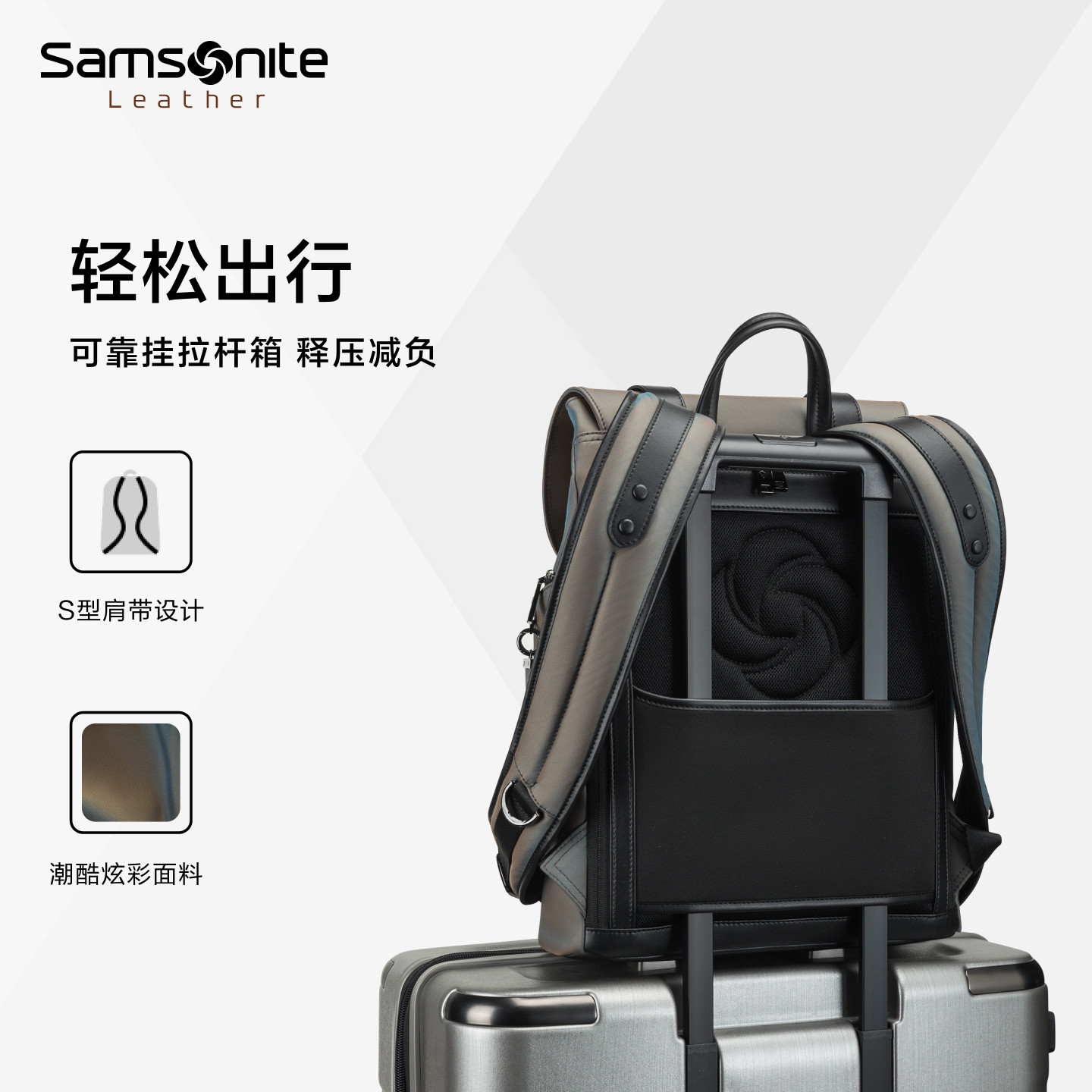 【新年礼物】Samsonite新秀丽双肩包通勤大容量轻便旅行背包TM7,淘宝优惠券,粉丝福利购,淘宝优惠卷