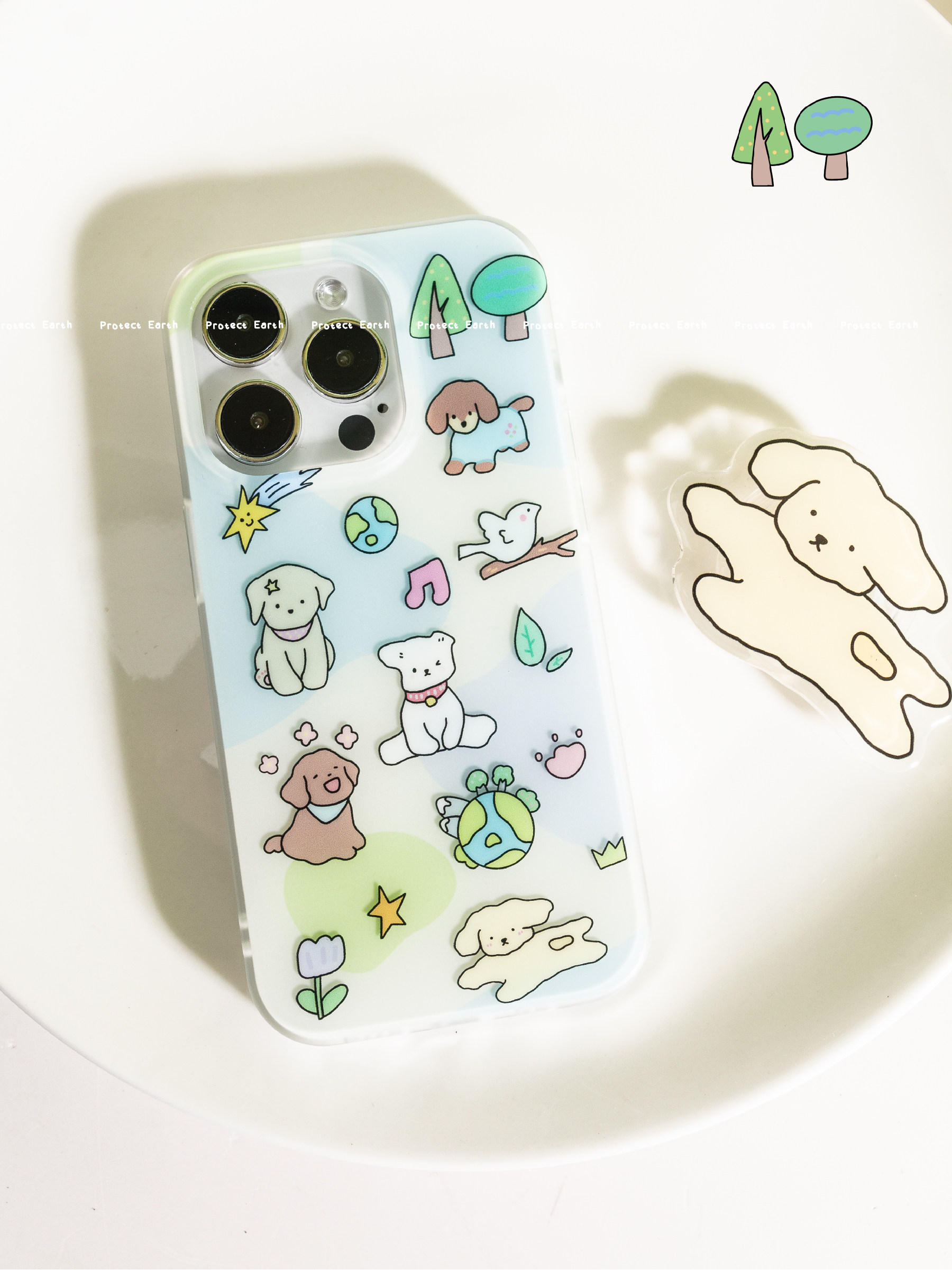 BLUELIFE 原创狗狗保卫地球适用iphone17promax 苹果16 15promax 14双层工艺磨砂手机壳卡通保护套,淘宝优惠券,粉丝福利购,淘宝优惠卷