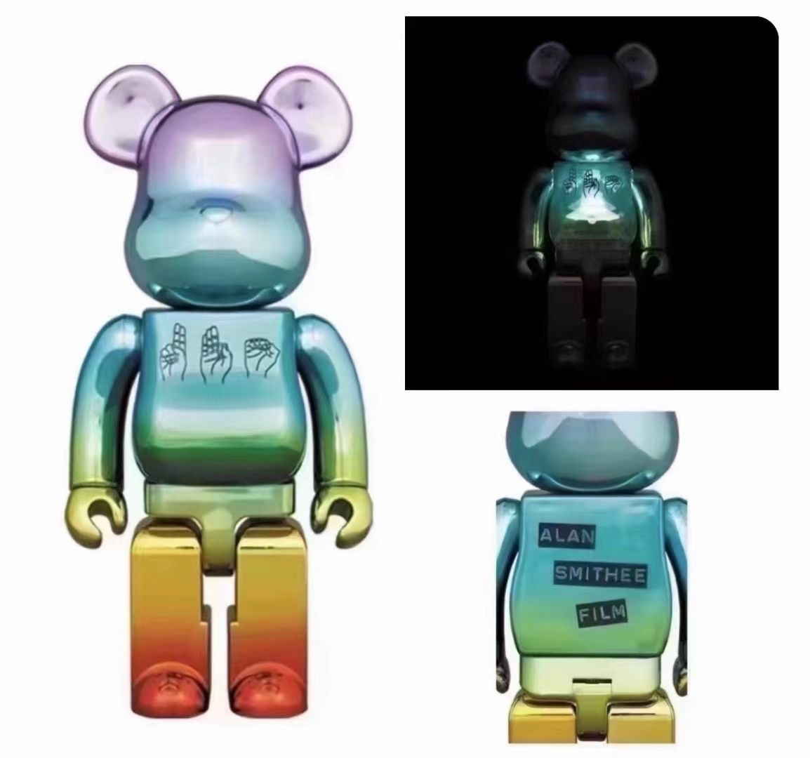 bearbrick BE@RBRICK 亮灯UFO 电镀亮灯可充电1000%/400+100% - 图2