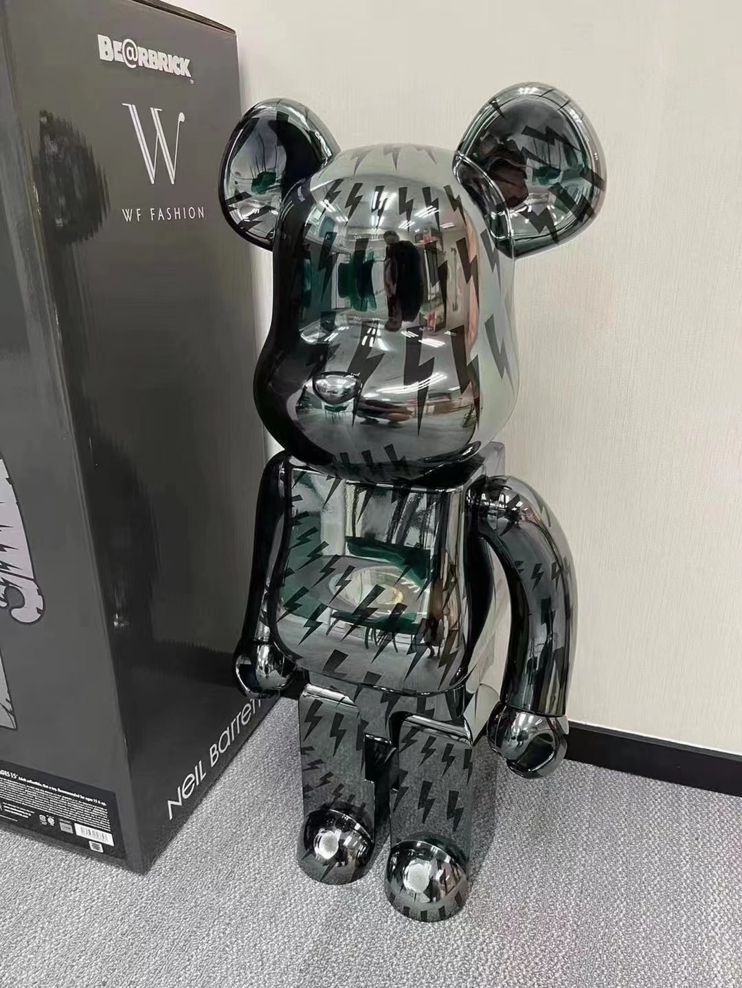 Bearbrick BE@RBRICK MACAU 2022积木熊 澳门限定疯雷 400%|1000 - 图1