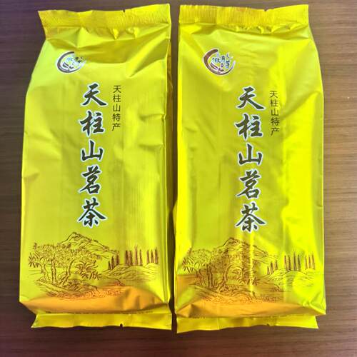 2025新茶天柱山茶叶潜山弦月彭河玄月天柱玄月安庆炒青500g耐泡茶 - 图0
