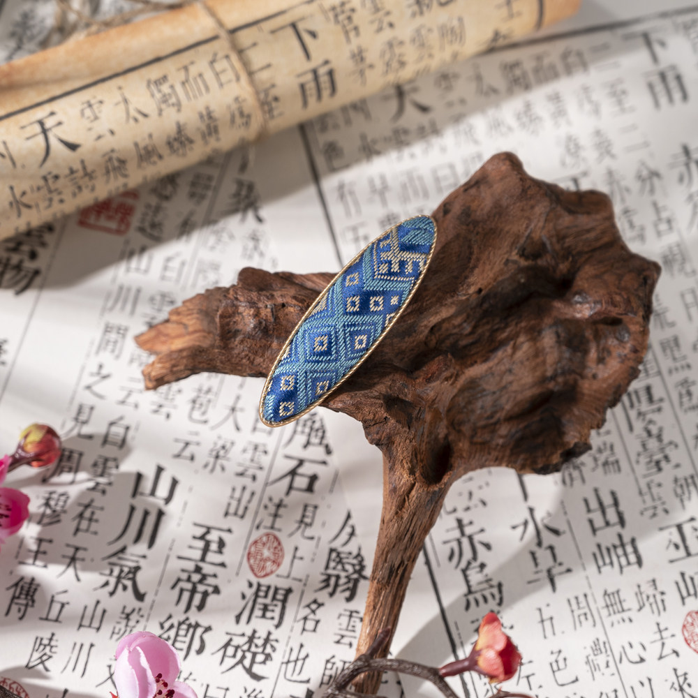 广西壮锦特色手工发夹文旅特色小礼品手工发饰发卡,淘宝优惠券,粉丝福利购,淘宝优惠卷