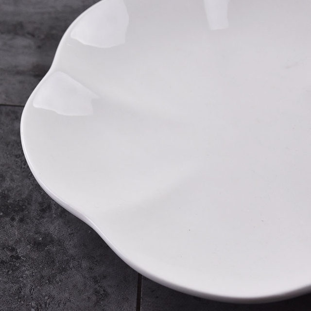 Creative ceramics for pure white irregular restaurants and hotels