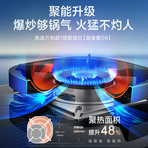 [以旧换新]万和燃气灶B9煤气灶双灶家用天然气炉灶具液化气旗舰店 - 图2