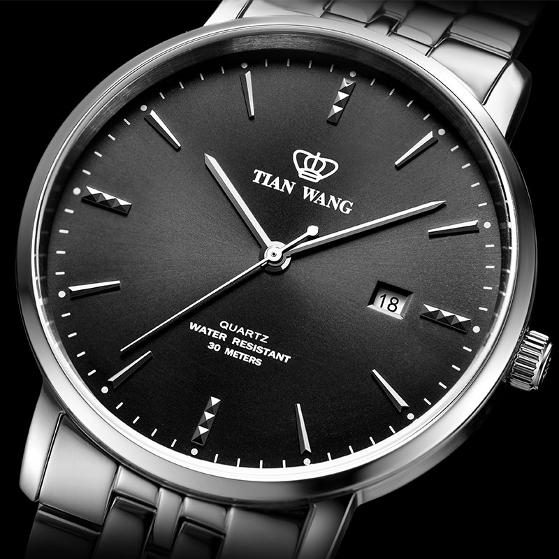 男女士钢带沧海系列新品定制天王表 天王壹寸金国产腕表