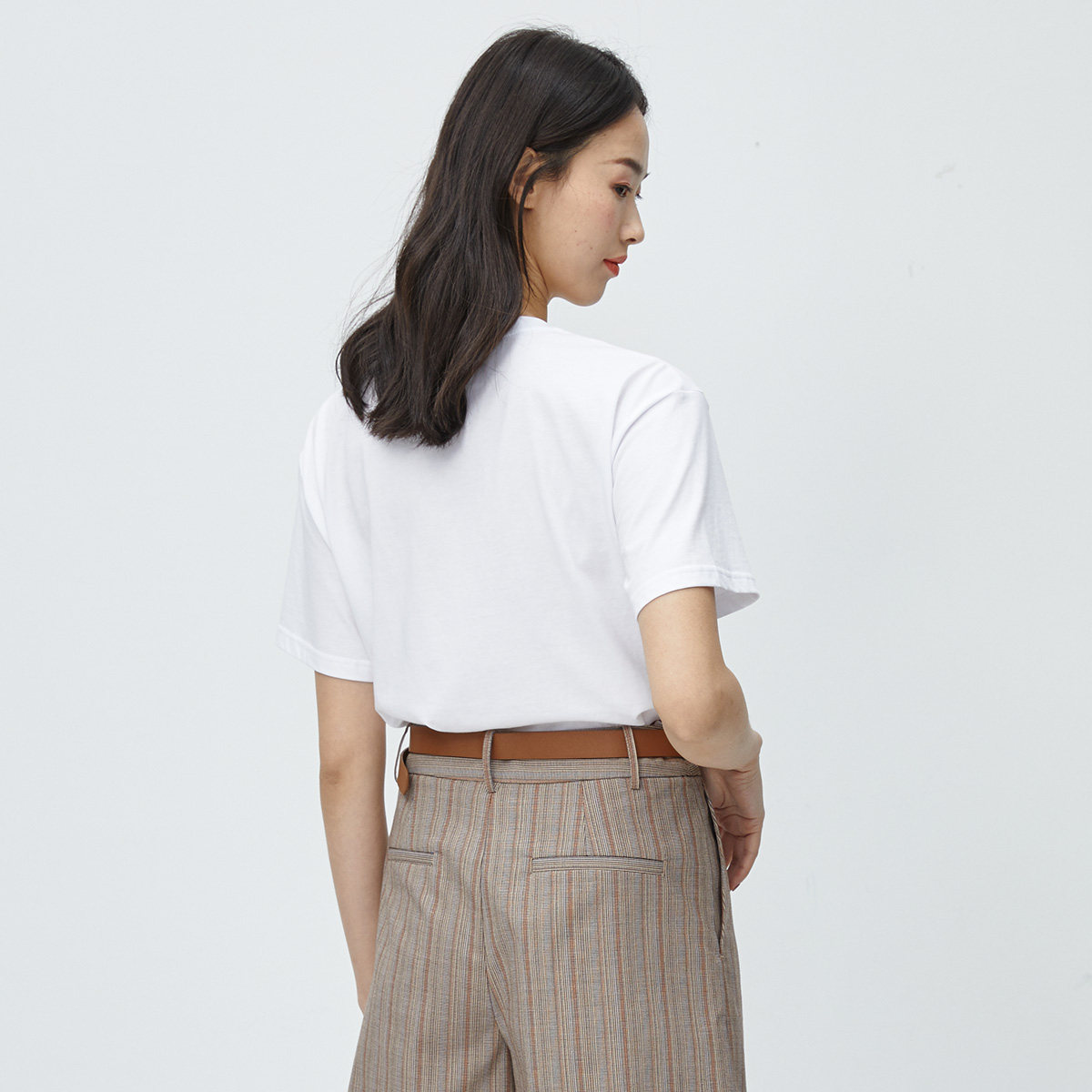 伊芙丽2020春夏新款圆领短袖t恤 伊芙丽折扣企业店T恤