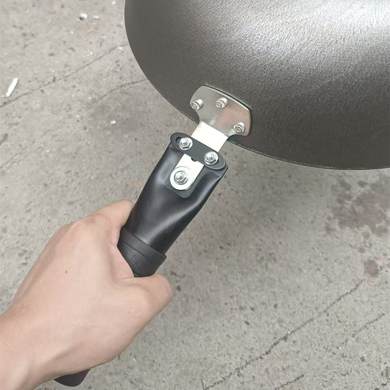 通用万能把手炒勺炒锅防烫单孔双孔手柄加厚炒菜锅无孔锅具配件,淘宝优惠券,粉丝福利购,淘宝优惠卷