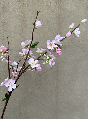 仿真高枝桃花杏花客厅摆放