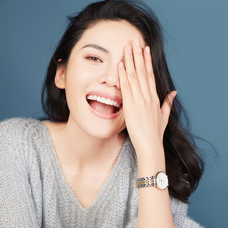 天王官方纤薄钢带时尚简约石英表 天王半小时国产腕表