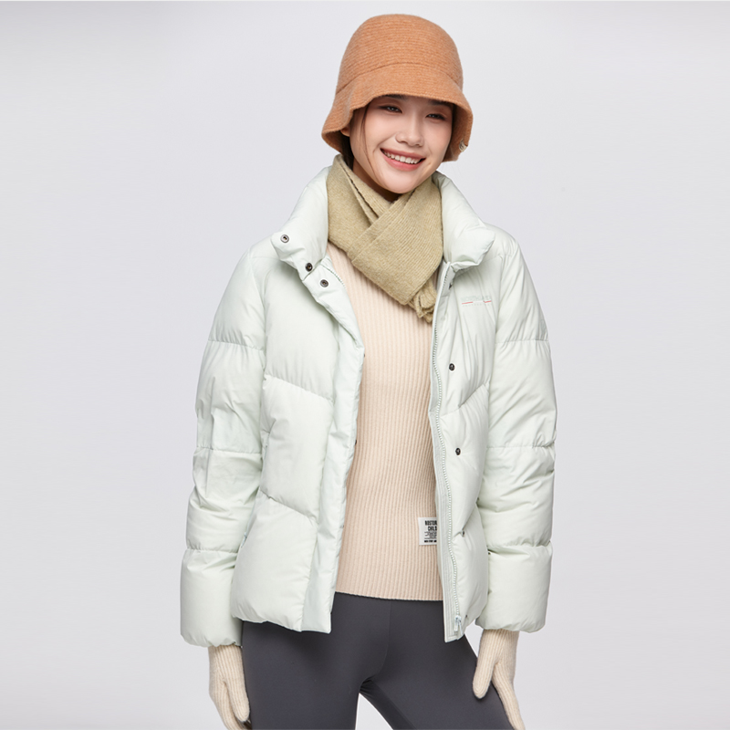 诺诗兰羽绒服女士秋冬新款防风防泼透气高蓬松加厚鹅绒保暖羽绒衣