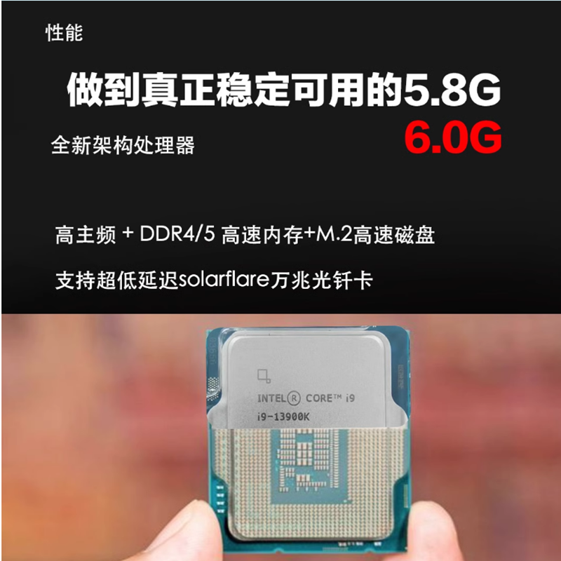 证券金融期货高频低延迟2U服务器主机i9 13900KS/14900Kx2522plus - 图0