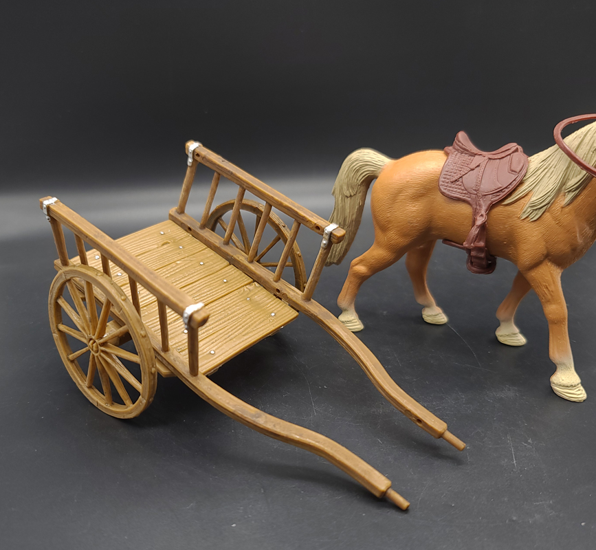 1/18古代兵人场景配件bfs马车3.75寸人偶素体模型diy战马坐骑载具 - 图2
