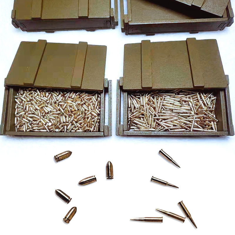 1/12兵人场景配件dam弹药箱6寸机娘素体军事模型武器箱子弹箱木箱-图0