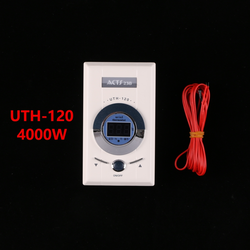 汗蒸房温控器UTH170 200韩国电热膜电地暖瑜伽馆大功率温度控制 - 图0