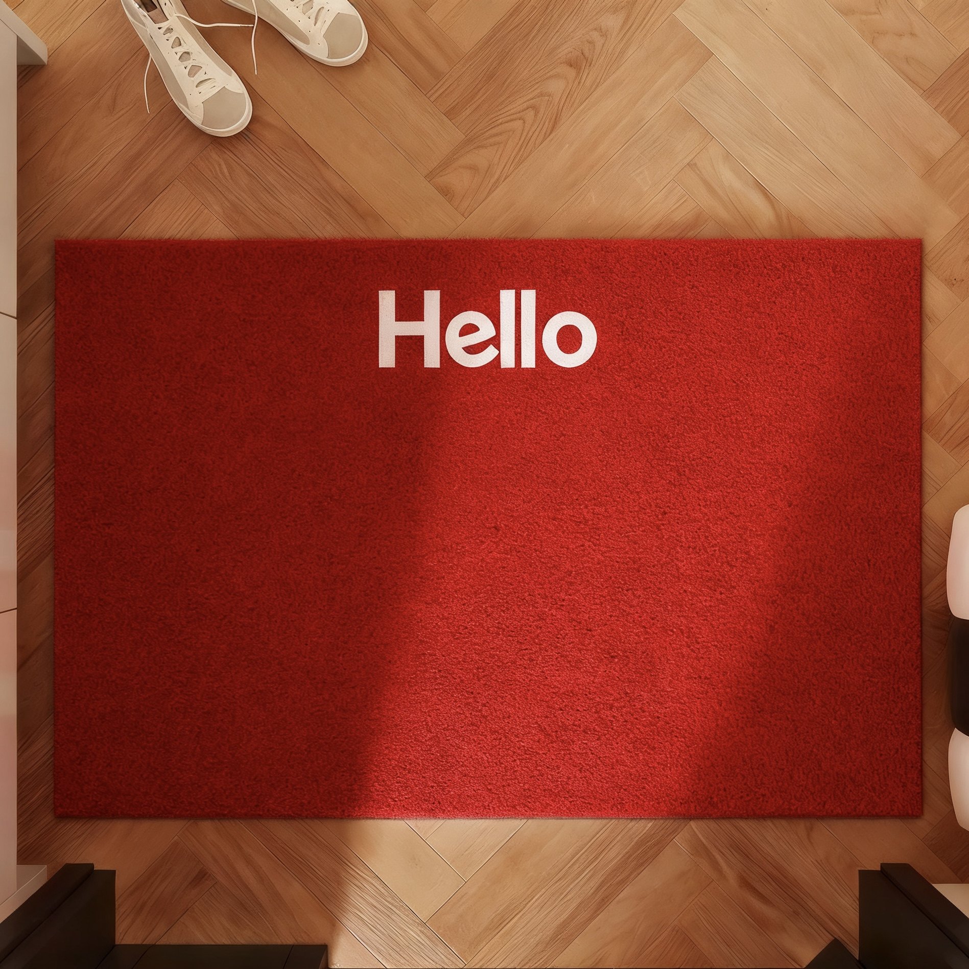 高级红色丝圈入户门垫乔迁节日喜庆玄关脚垫刮泥蹭土地垫耐脏加厚,淘宝优惠券,粉丝福利购,淘宝优惠卷