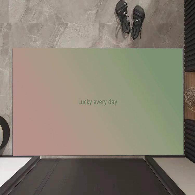 高级感渐变入户PVC门垫黑粉极简可擦进门地垫防滑玄关脚垫 可裁剪,淘宝优惠券,粉丝福利购,淘宝优惠卷