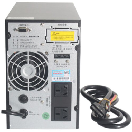 山特UPS不间断电源C1KS延时备用8小时1KVA 800W稳压外配电池100AH - 图3