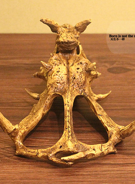 欧式风世界恐龙摆件头骨标本