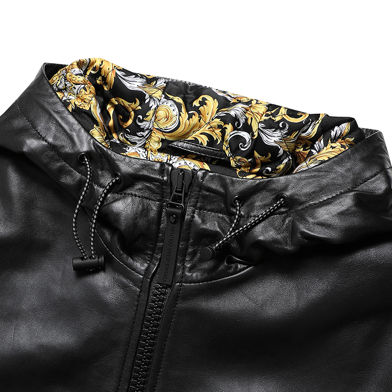 versace /范思哲男士秋冬款皮衣 邦琦国际皮衣