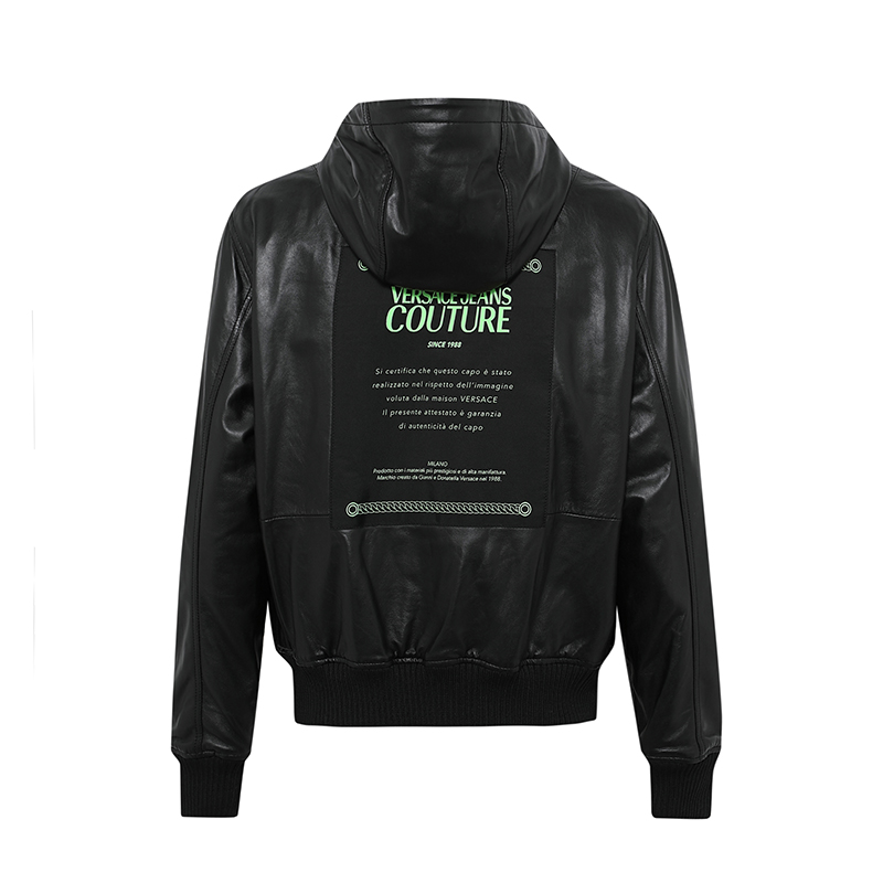 versace /范思哲男士秋冬款皮衣 邦琦国际皮衣