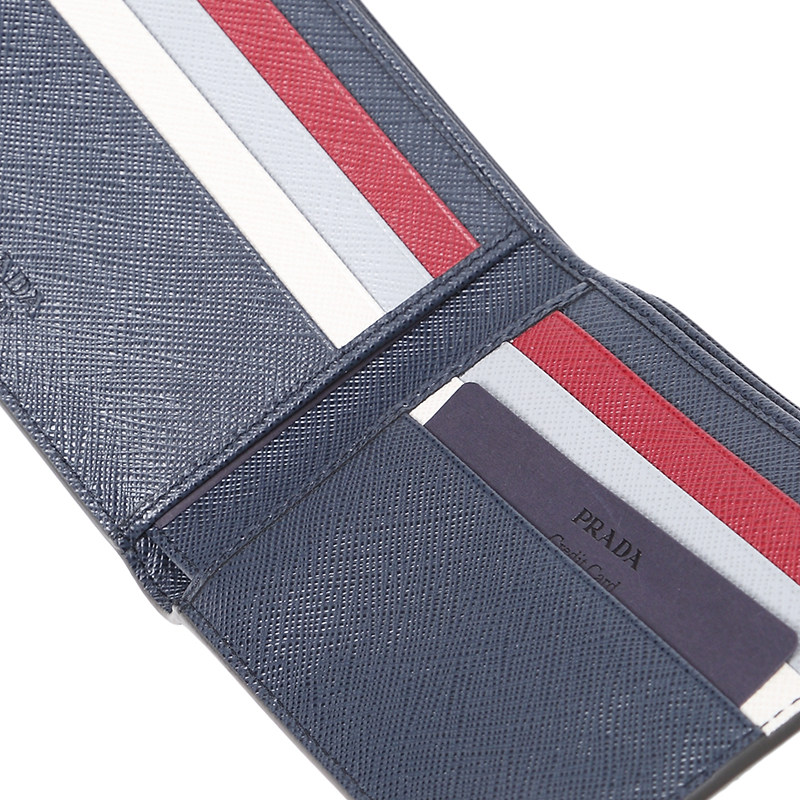 prada /普拉达正品现货纯色21钱包 邦琦国际钱包