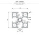 Hongluo aluminum profile 4040 heavy duty aluminum alloy material