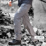 Ветрозащитные демисезонные тактические альпинистские дорожные износостойкие штаны для отдыха, облегающий крой