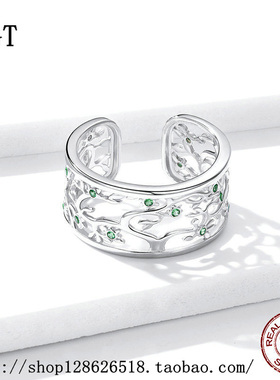 纯银生命树欧美风镂空个性HFGT