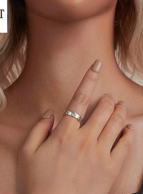 原创个性扑克牌戒指男女 时尚潮流中性风925纯银首饰高端指环戒指