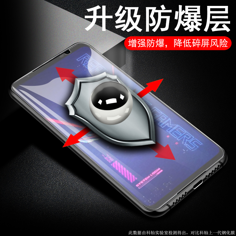 华硕rog6pro钢化膜rog6d ultimate天玑至尊版电竞磨砂org六dultimate手机保护贴por配件phone6游戏rogphone6p - 图2