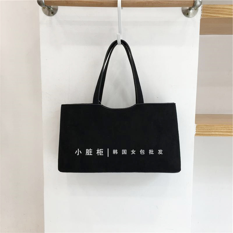小脏柜 韩国秋冬高级质感磨砂麂皮绒简约ins百搭手提公文托特包,淘宝优惠券,粉丝福利购,淘宝优惠卷