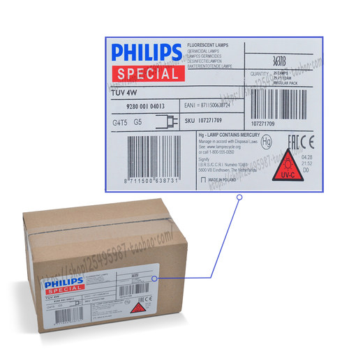 PHILIPS 飞利浦 TUV 4W G4 T5 UVC紫外线杀菌奶瓶消毒器消毒柜灯 - 图2