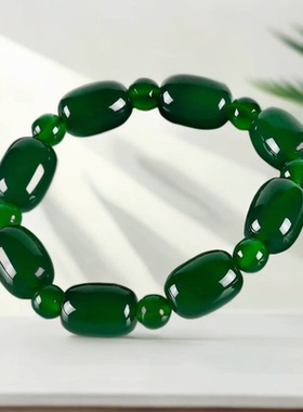 天然玛瑙玉髓路路通手链