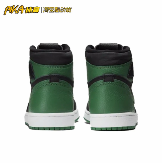 耐克 Air Jordan 1 Pine高帮黑绿脚趾女子休闲球鞋575441-030SD-图2