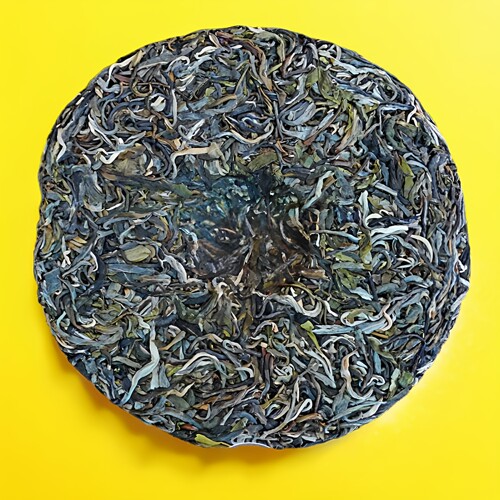 云南普洱生茶大叶种茶饼子清香浓厚苦聪生态茶200g古树小七子饼茶 - 图1
