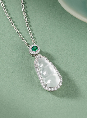 四季豆纯银925项链女新中式国潮