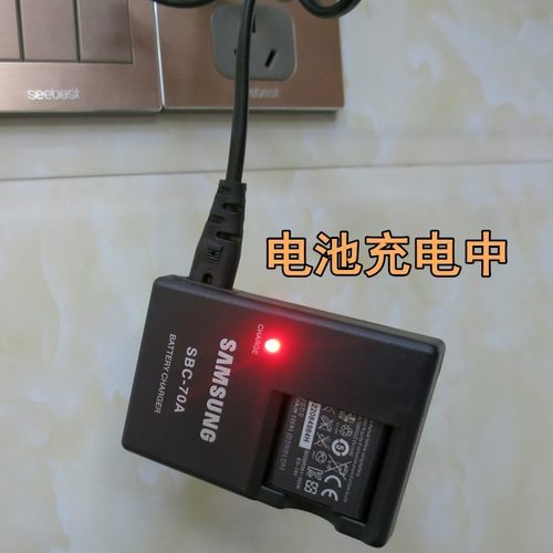 三星ES65 ES70 ES75 ES80 ST60 ST65 PL20照相机BP70A电池+充电器 - 图1