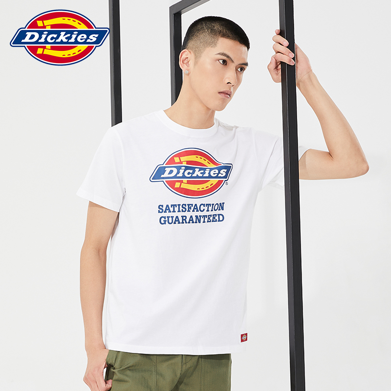 Dickies迪克斯印花休闲纯棉短袖女24春夏新品潮流T恤上衣男7088 - 图2